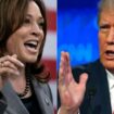 Kamala Harris und Donald Trump (Fotomontage)