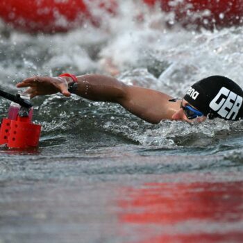 Olympische Spiele: Oliver Klemet holt Silbermedaille im Freiwasserschwimmen in der Seine