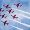 Red Arrows exact times and flight path mapped for major display this weekend