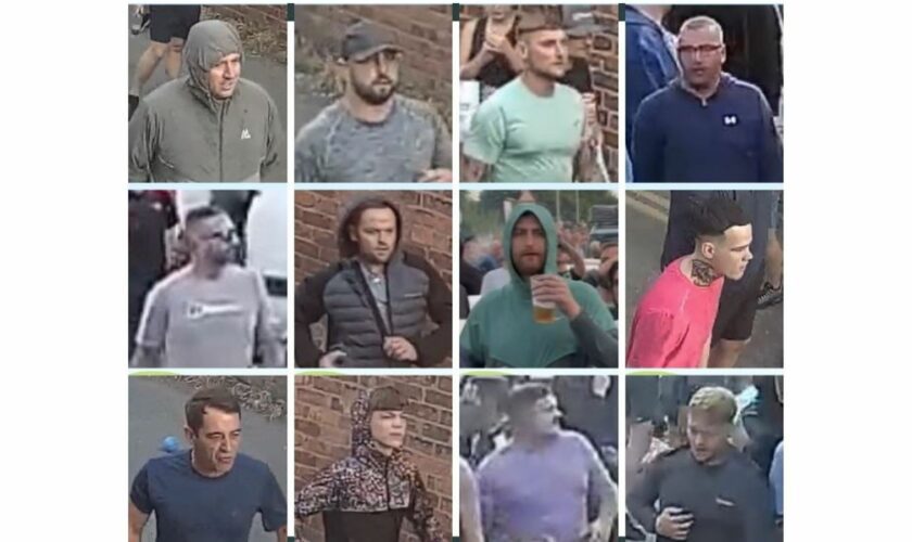 Police release CCTV images of 12 people following riots