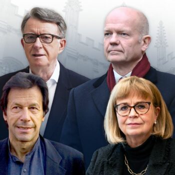 From top left to bottom right: Peter Mandelson, William Hague, Imran Khan and Lady Elish Angiolini are all being linked with the role