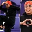 Olympic Breaking athlete disqualified over her 'political' outfit seconds into her routine - as she claims she 'wanted to show people what is possible'