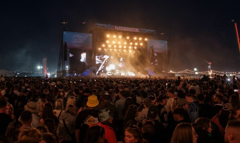 Chase & Status performing at Boardmasters. Pic: Matt Keeble/Shutterstock