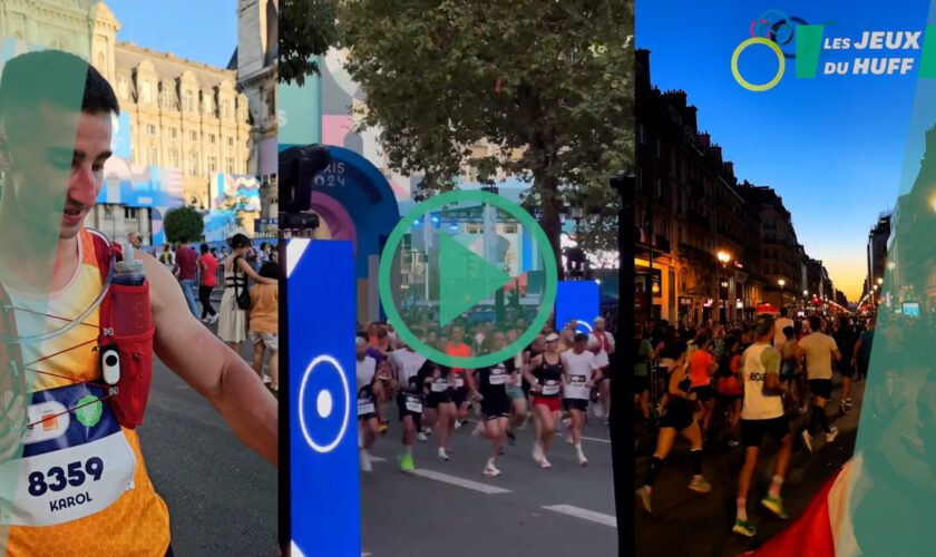 JO 2024 : le Marathon pour tous s’est élancé dans les rues de Paris, les images du départ festif de la course