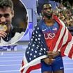 Olympics fans left divided after Team USA high-jumper Shelby McEwen refused to share his gold medal with competitor - before being dealt 'instant karma'