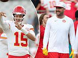 Patrick Mahomes and Travis Kelce are BACK! Chiefs stars make preseason debut in Jacksonville as Kansas City's stars aim for fourth Super Bowl title