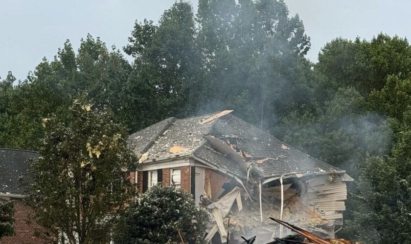 Maryland house leveled after apparent blast, at least 1 person found dead