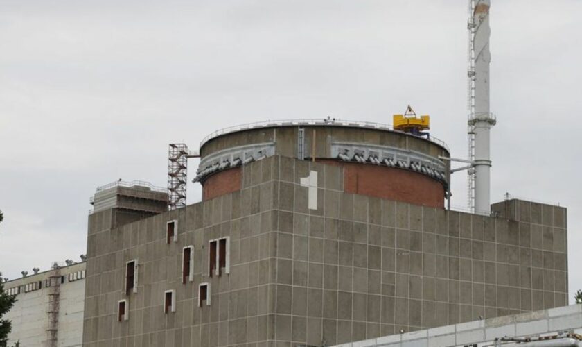 Immer wieder im Visier der Kriegsgegner: Das Atomkraftwerk Saporischschja in der Südukraine. (Archivbild) Foto: Victor/Xinhua/dp