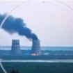 Ukraine's Zaporizhzhia nuclear plant engulfed in flames with Russia accused of 'blackmail'