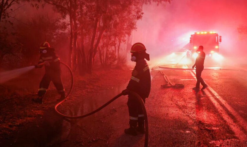 Incendies en Grèce : après l’évacuation de Marathon, les feux se rapprochent encore d’Athènes