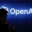 Le logo d'Open AI au Mobile World Congress à Barcelone, le 26 février 2024