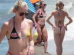 Gold medal Olympian Keely Hodgkinson flaunts her toned frame in a skimpy bikini on Marbella getaway after skipping the closing ceremony in Paris