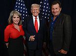 Inside the VERY unlikely bromance between Donald Trump and Nick Faldo - which goes back more than TEN YEARS starting with bizarre stunt