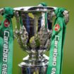 What time is the Carabao Cup second-round draw?