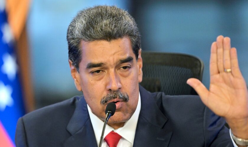 Le président vénézuélien Nicolas Maduro le 2 août 2024 au palais présidentiel de Caracas