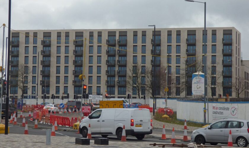 Perry Barr Residential scheme under construction in 2022. Pic: Elliott Brown/Flickr