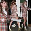 Taylor Swift wears a £2,500 plaid co-ord as she parties until 3:00am after laying on two coaches for her crew and hiring out Annabel's for thank you bash ahead of final Eras Tour shows