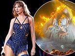 Is this Taylor Swift's sexiest era yet? Singer poses NAKED in bed before performing very steamy chair dance routine as she blows critics away during first Wembley show