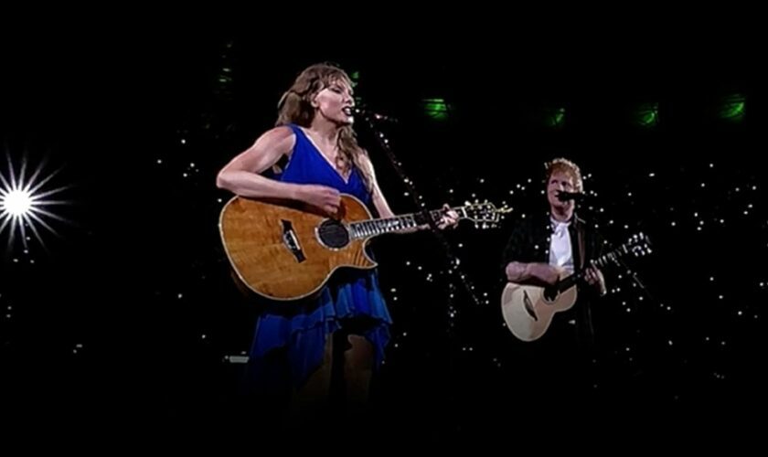 Konzert im Wembley Stadion: Riesige Überraschung: Taylor Swift singt gemeinsam mit Ed Sheeran in London