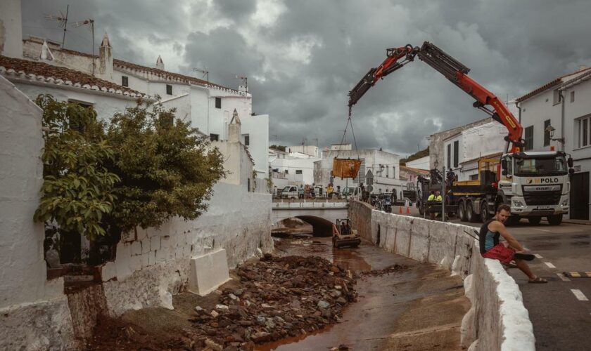 Unwetter: Überschwemmungen nach Unwetter auf Menorca