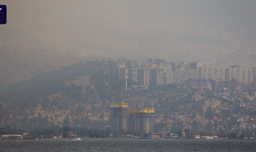 Türkei: Waldbrand nahe des Urlaubsorts Izmir