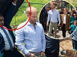 Harry and Meghan's security use bulletproof ballistic briefcase to protect couple from potential shooters in crime-swept Colombia