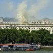 Feuer im historischen Somerset House ausgebrochen