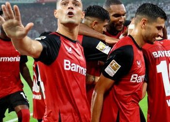 Fußball-Bundesliga: Bayer Leverkusen gewinnt spät bei Borussia Mönchengladbach