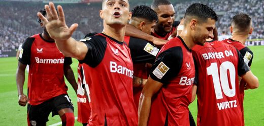 Fußball-Bundesliga: Bayer Leverkusen gewinnt spät bei Borussia Mönchengladbach