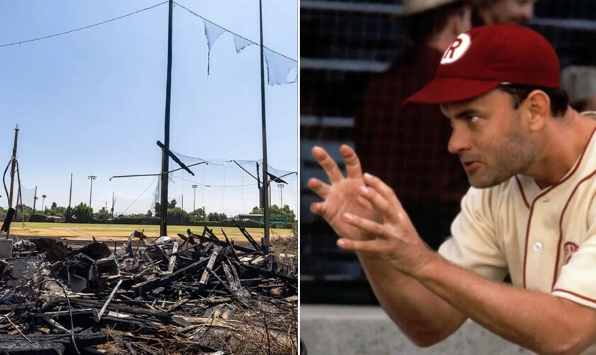 Historic baseball park used in 'A League of Their Own,' other films destroyed by fire