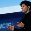 Pavel Durov giving speech in 2016. Pic: Reuters