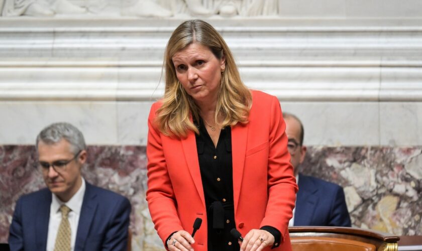 La présidente de l'Assemblée nationale Yaël Braun-Pivet, le 18 juillet 2024 à l'Assemblée nationale à Paris