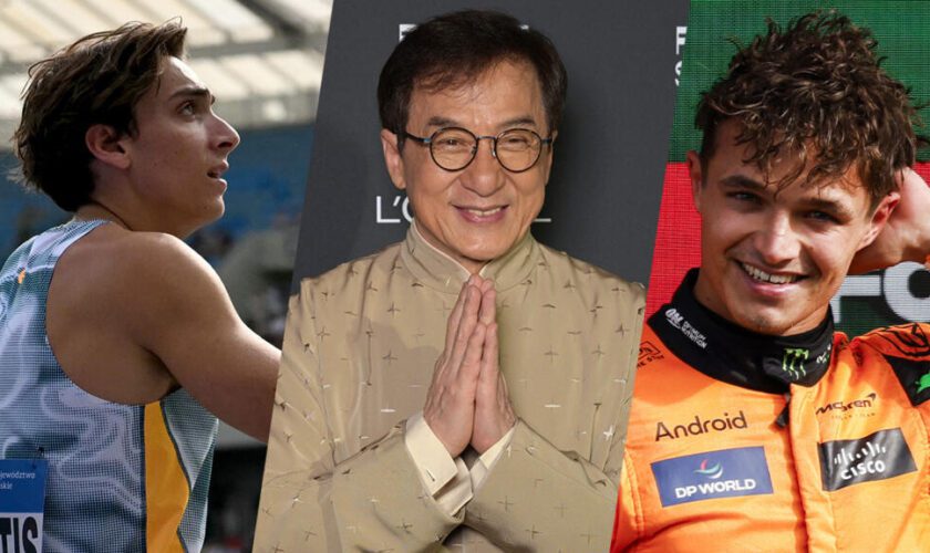 Duplantis toujours plus haut, Jackie Chan à Paris, Norris à l'aise... Les infos sport du week-end