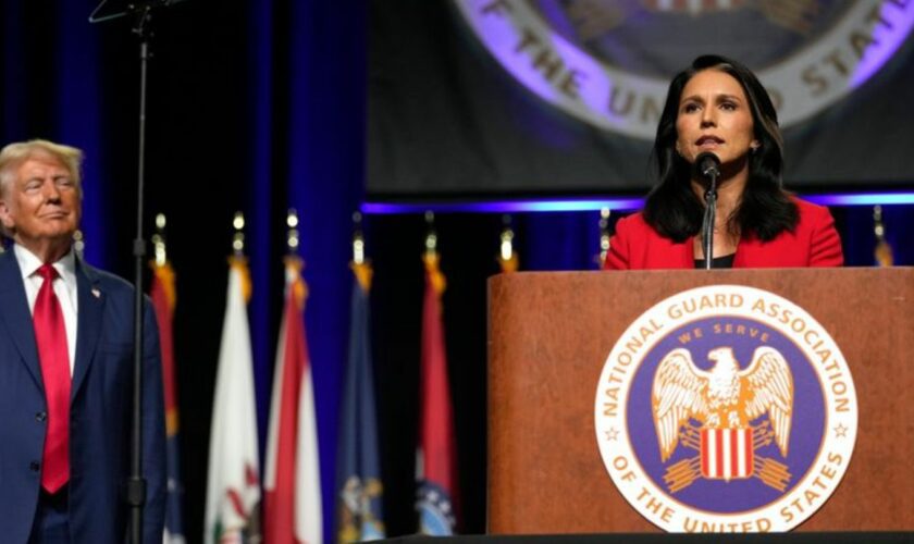 Gabbard war einst Soldatin in der Nationalgarde. Foto: Carolyn Kaster/AP