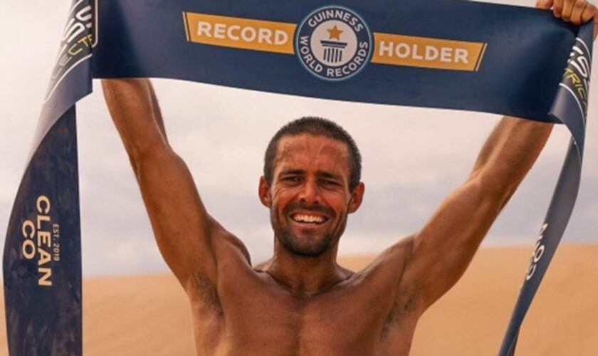 Reality star Spencer Matthews breaks world record