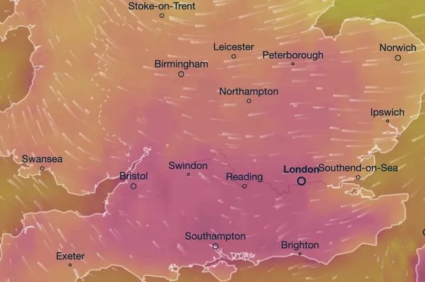 Weather maps turn fiery red as UK 'will feel like 30C' - but there's a catch