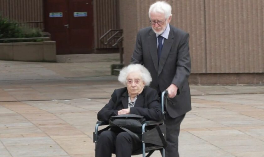 Woman, 96, admits causing death of pedestrian after she 'panicked'