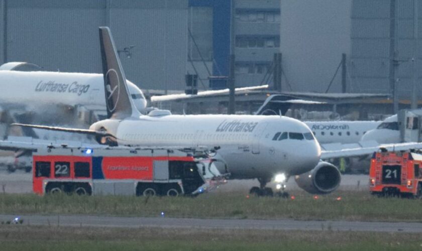 Die Passagiere blieben unverletzt. Foto: Boris Roessler/dpa