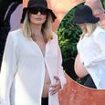 Pregnant Margot Robbie cradles her growing bump in a white unbuttoned shirt as she enjoys sweet babymoon with husband Tom Ackerley in Sardinia