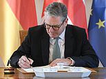 Keir Starmer vows to 'turn a corner on Brexit' and 'reset' Britain's relations with the EU as PM - who previously backed a second referendum - cosies up to Germany's Olaf Scholz and France's Emmanuel Macron on two-day visit