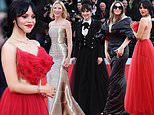 It's the Fab Four! Jenna Ortega wows in a striking sheer evening gown as she joins dazzling Cate Blanchett, Winona Ryder and Monica Bellucci on the Italian coast for the Venice Film Festival premiere of Beetlejuice 2