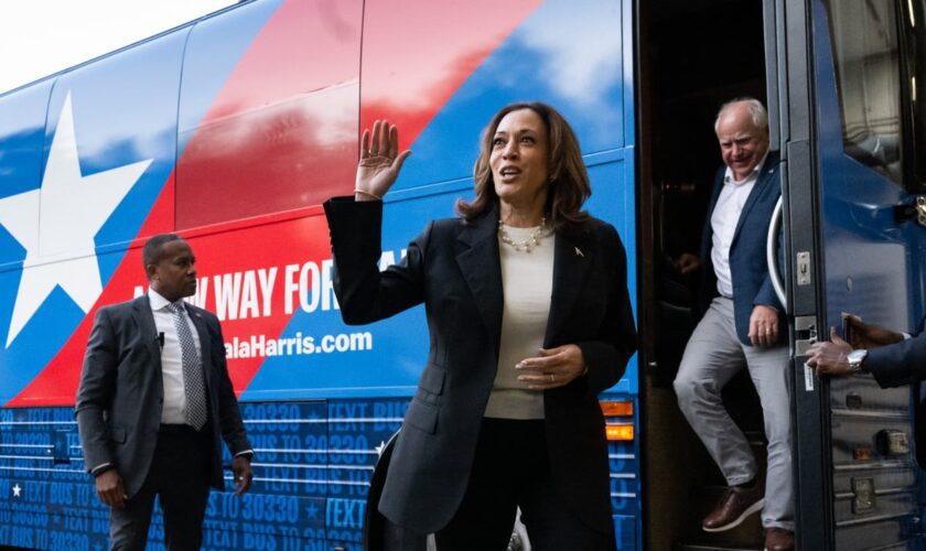 Harris bats away Trump’s ‘turning Black’ remark in CNN interview, gives ‘TMI’ on Biden exiting race - live