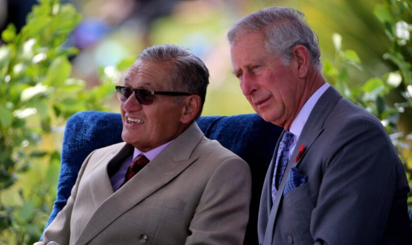 Charles ‘profoundly saddened’ as New Zealand’s Maori King Tuhetia dies aged 69