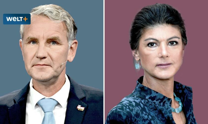 In ihrer radikalen „Vasallen“-Rhetorik sind sich Höcke und Wagenknecht erstaunlich nah