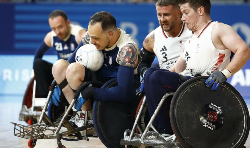 Jeux paralympiques 2024 : défaits par la Grande-Bretagne, les Bleus du rugby fauteuil abandonnent tout espoir de médaille