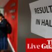 A-level results day as hundreds of thousands await their grades – live updates