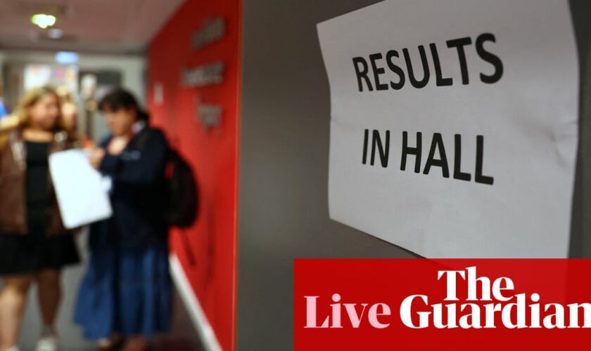 A-level results day as hundreds of thousands await their grades – live updates