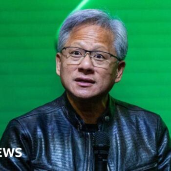 AI chip giant Nvidia shares fall despite record sales