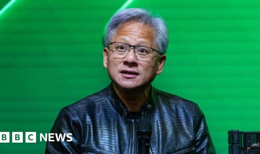 AI chip giant Nvidia shares fall despite record sales