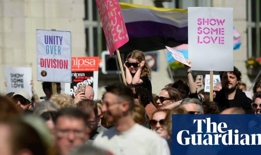 About 15,000 join Belfast anti-racism rally after week of rioting